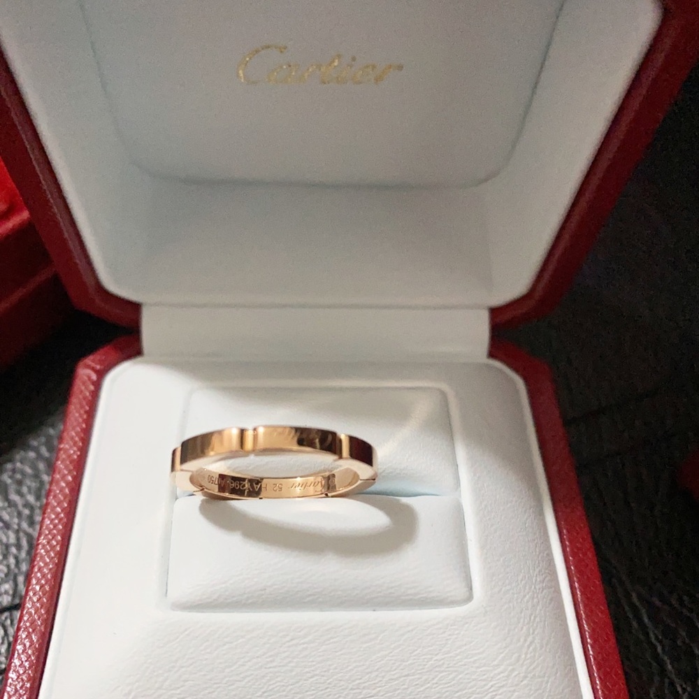 Cartier MAILLON PANTHERE Authentic Ring / RoseGold. Complete inclusion